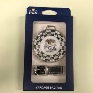 2023 PGA Championship Oak Hill Golf Club Metal Yardage Bag Tag NEW
